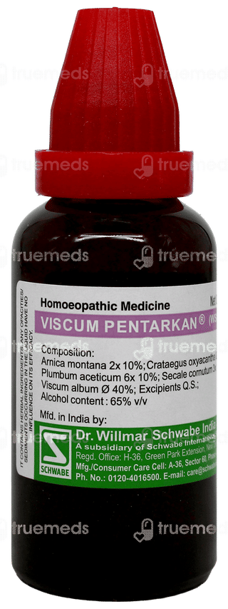 Dr Willmar Schwabe Viscum Pentarkan Ptk 89 Drops 30ml